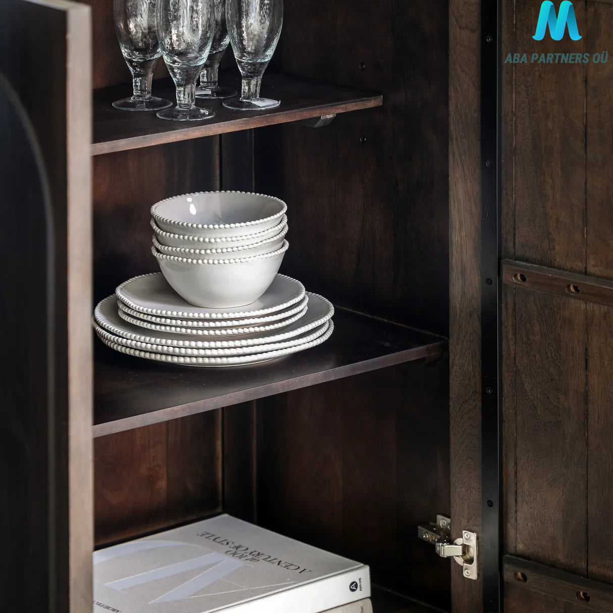 Classic retro double door cabinet