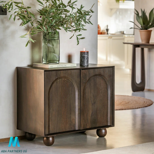 Classic retro double door dining cabinet